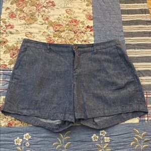 Old Navy Everyday Dark Blue linen/cotton Shorts